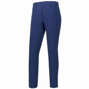 Footjoy 24353 Mens 5 Pocket Golf Pants Navy Blue Zip Fly Polyester Size 38x34